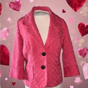 Dialogue Women's Pink Blazer